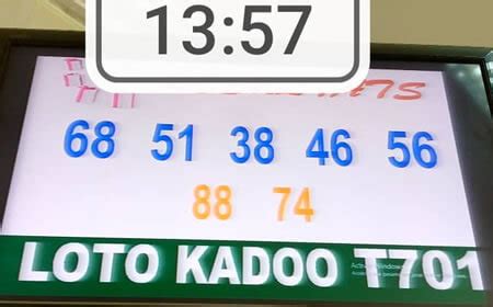 Résultats du loto Kadoo tirage 701 – LOTTO ou LOTO TOGO: .